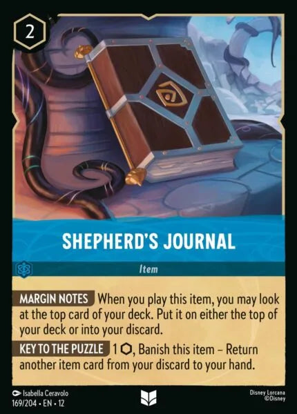 12WIL-169, UC, Shepherd's Journal