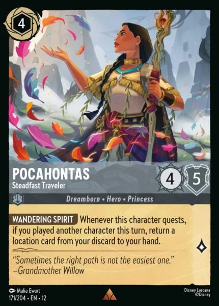 12WIL-171, R, Pocahontas - Steadfast Traveler (Foil)