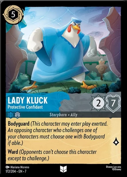7ARC-172, UC, Lady Kluck - Protective Confidant (Foil)