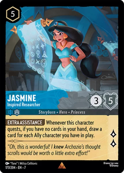 7ARC-173, R, Jasmine - Inspired Researcher