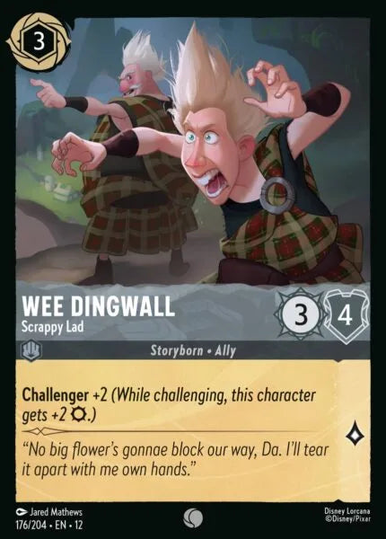 12WIL-176, C, Wee Dingwall - Scrappy Lad (Foil)