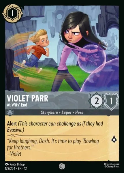 12WIL-178, C, Violet Parr - At Wits' End (Foil)
