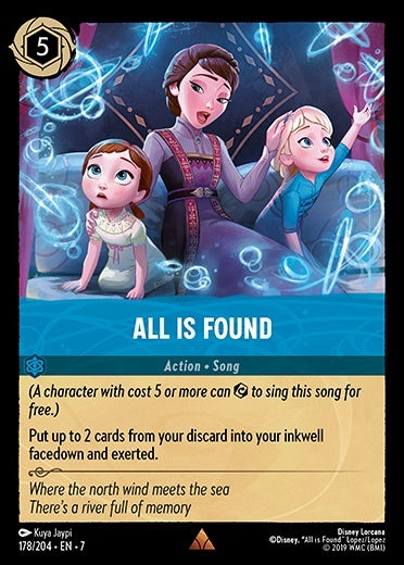 7ARC-178, R, All is Found