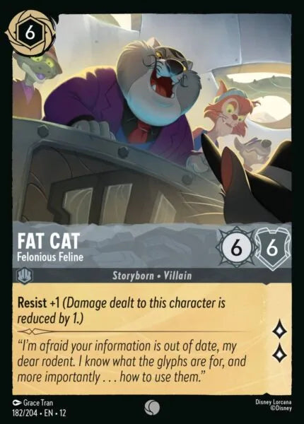 12WIL-182, C, Fat Cat - Felonious Feline