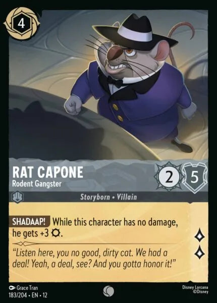 12WIL-183, C, Rat Capone - Rodent Gangster (Foil)