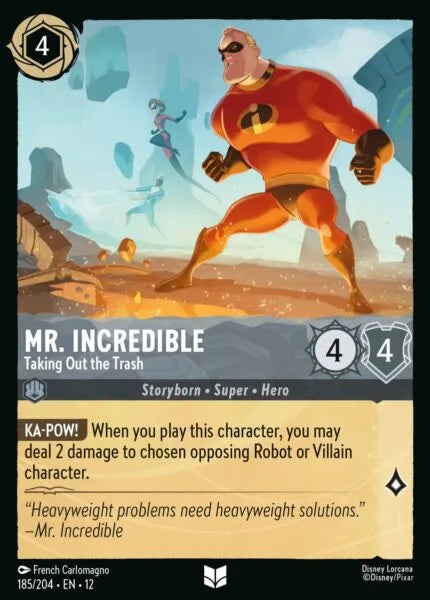 12WIL-185, UC, Mr. Incredible - Taking Out the Trash (Foil)
