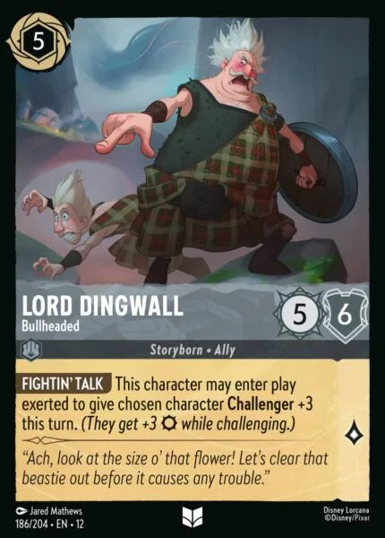 12WIL-186, UC, Lord Dingwall - Bullheaded (Foil)
