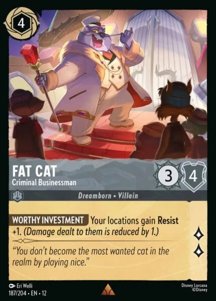 12WIL-187, R, Fat Cat - Criminal Businessman (Foil)