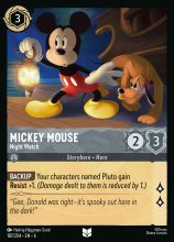 6AZS-187, UC, Mickey Mouse - Night Watch