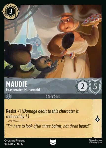 12WIL-188, UC, Maudie - Exasperated Nursemaid (Foil)