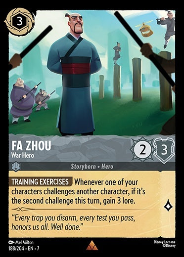 7ARC-188, R, Fa Zhou - War Hero (Foil)
