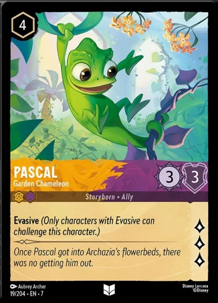 7ARC-019, UC, Pascal - Garden Chameleon (Foil)