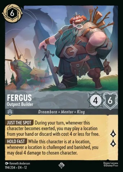 12WIL-194, SR, Fergus - Outpost Builder (Foil)