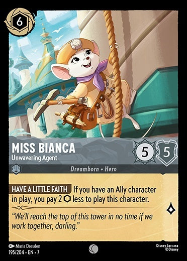 7ARC-195, C, Miss Bianca - Unwavering Agent