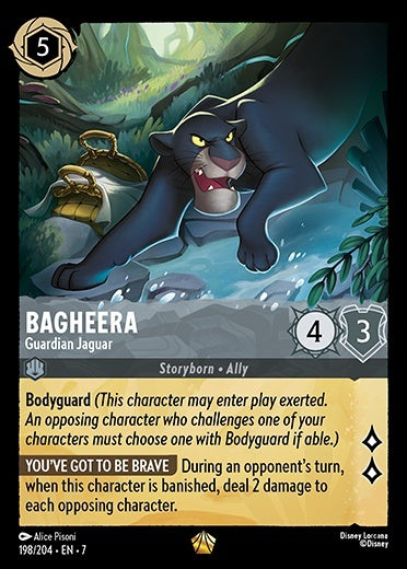 7ARC-198, L, Bagheera - Guardian Jaguar (Foil)
