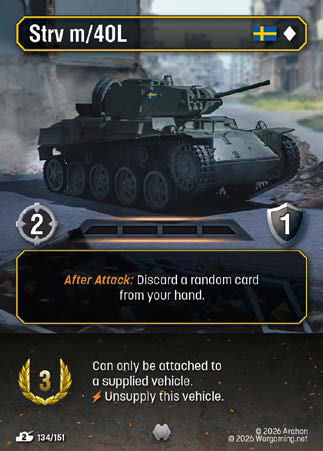 TF134, U, Strv m/40L