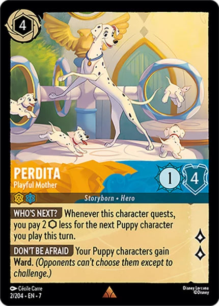 7ARC-002, R, Perdita - Playful Mother (Foil)