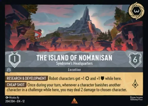 12WIL-204, R, The Island of Nomanisan - Syndrome's Headquarters (Foil)