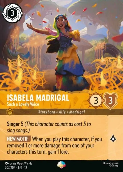 12WIL-207, EPIC, Isabela Madrigal - Such a Lovely Voice