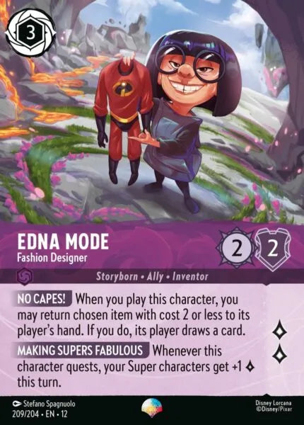 12WIL-209, EPIC, Edna Mode - Fashion Designer