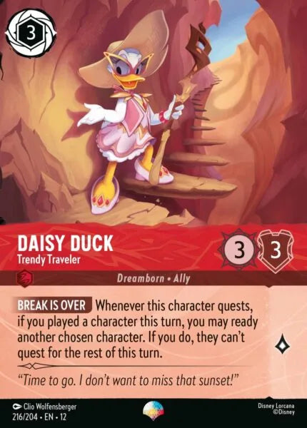 12WIL-216, EPIC, Daisy Duck - Trendy Traveler