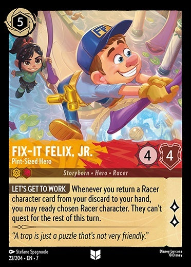 7ARC-022, UC, Fix-It Felix, Jr. - Pint-Sized Hero
