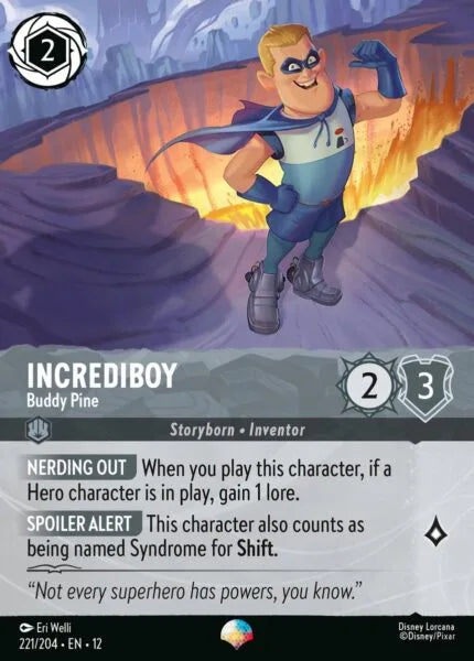 12WIL-221, EPIC, Incrediboy - Buddy Pine