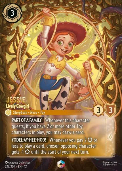 12WIL-223, E, Jessie - Lively Cowgirl