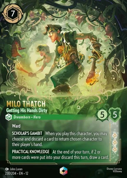 12WIL-230, E, Milo Thatch - Getting His Hands Dirty