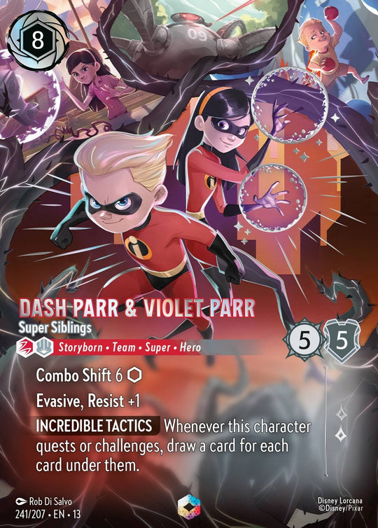 13ATK-241, E, Dash Parr & Violet Parr - Super Siblings