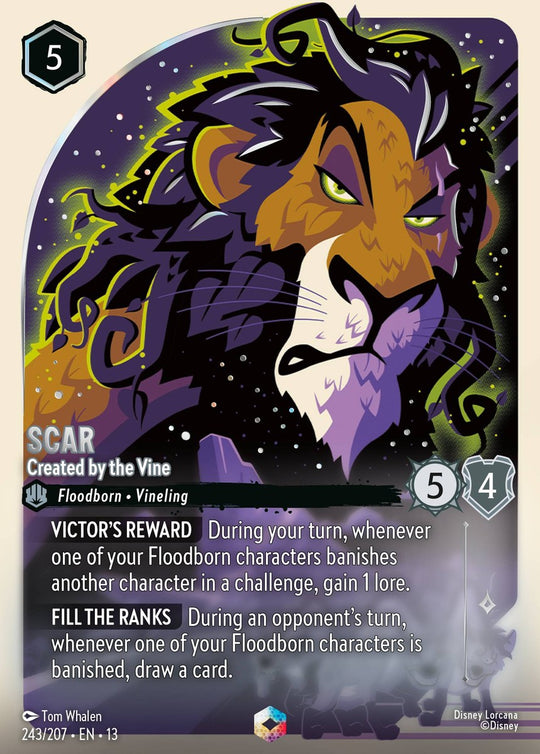 13ATK-243, E, Scar - Created by the Vine
