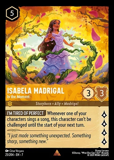 7ARC-025, R, Isabela Madrigal - In the Moment