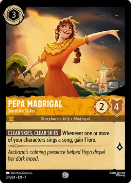 7ARC-037, C, Pepa Madrigal - Sensitive Sister (Foil)