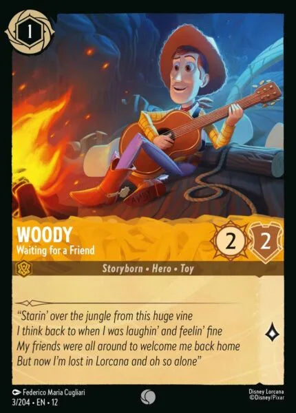 12WIL-003, C, Woody - Waiting for a Friend (Foil)