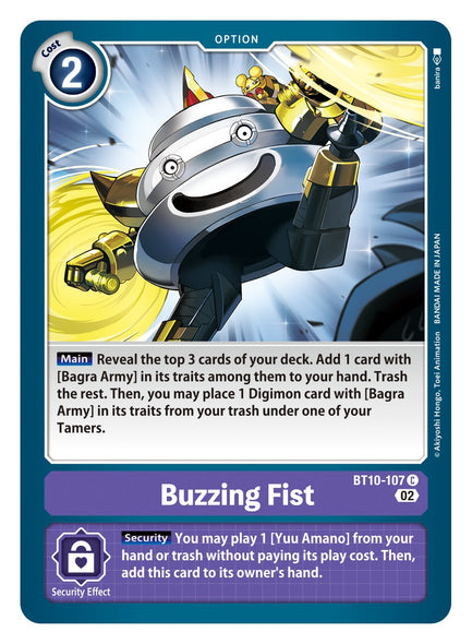 BT10-107 C, Buzzing Fist (Revision Pack Reprint)