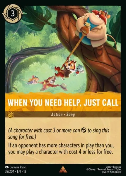 12WIL-032, R, When You Need Help, Just Call (Foil)