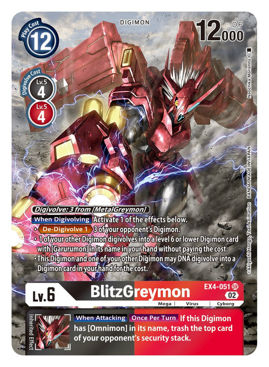 EX04-051 SR, BlitzGreymon (Alternate Art)