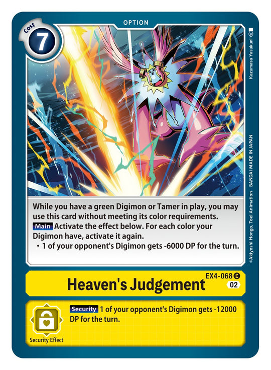 EX04-068 C, Heaven's Judgement