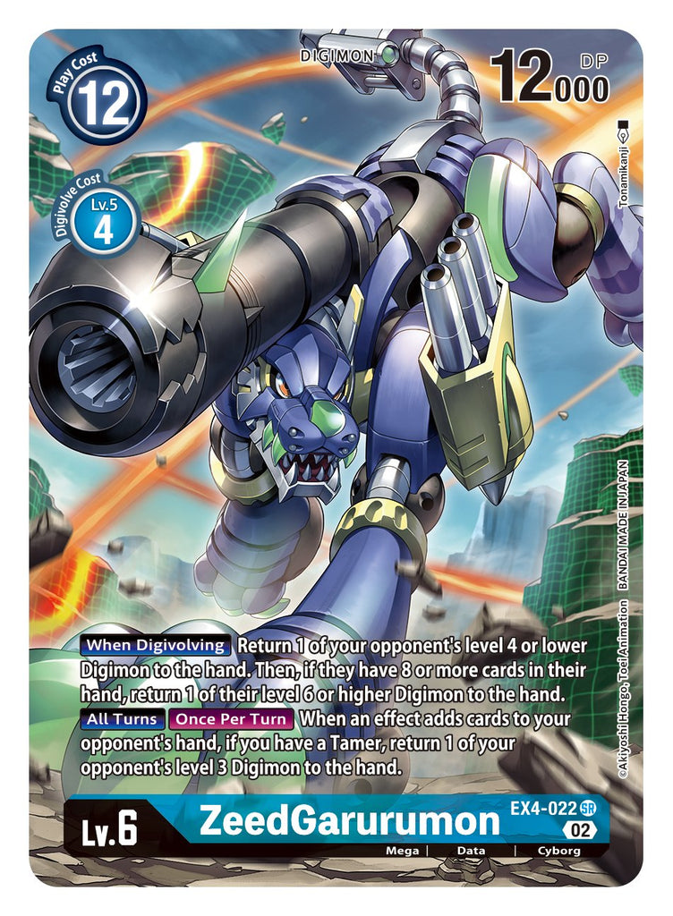 EX4-022 SR, ZeedGarurumon (Alternate Art)