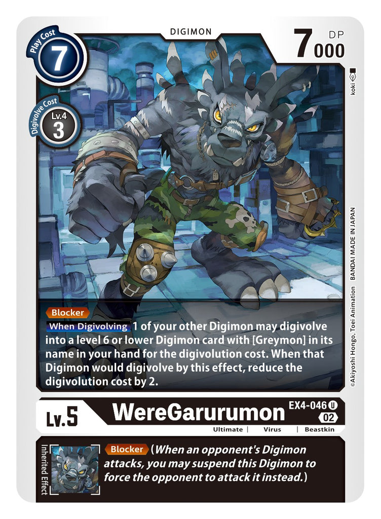 EX4-046 U, WereGarurumon