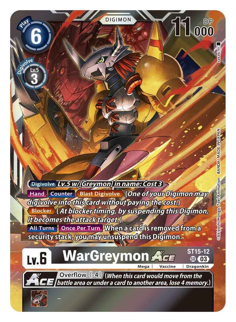 ST15-12, WarGreymon Ace (Box Topper)