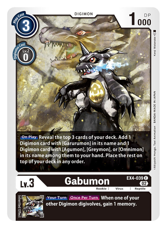 EX04-039 C, Gabumon