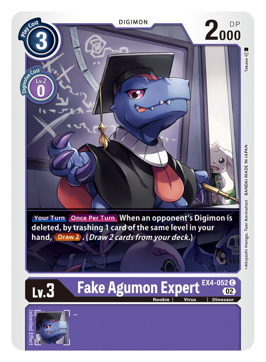 EX04-052 C, Fake Agumon Expert