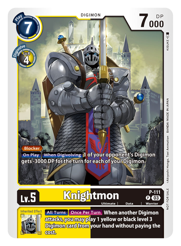 P-111, P, Knightmon (Box Topper)