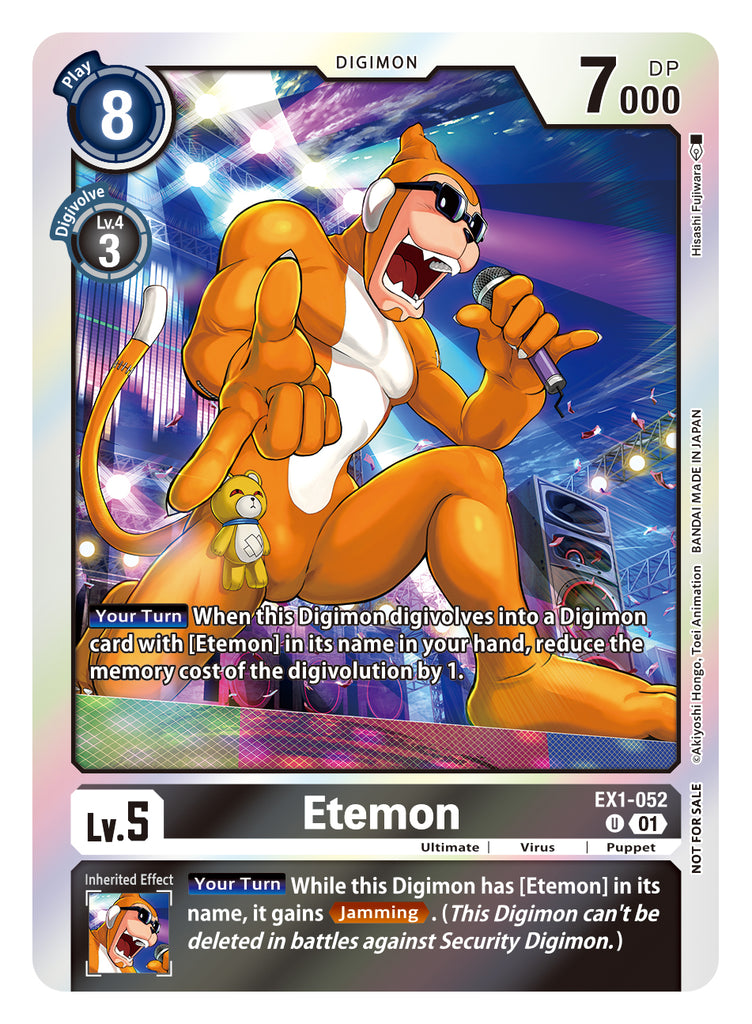 EX1-052 U, Etemon (BT14 Alternate Art)