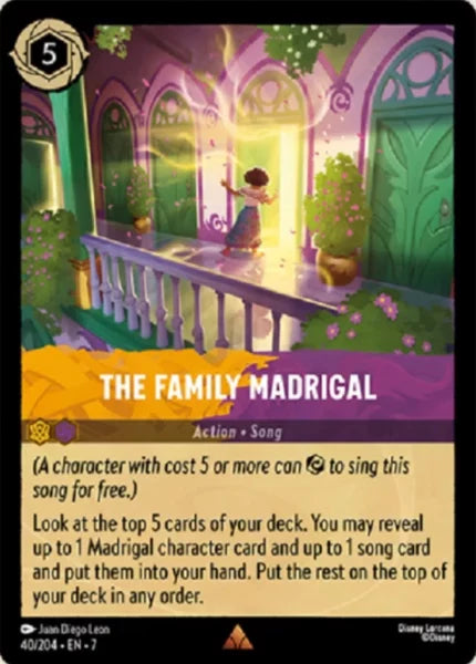7ARC-040, R, The Family Madrigal (Foil)