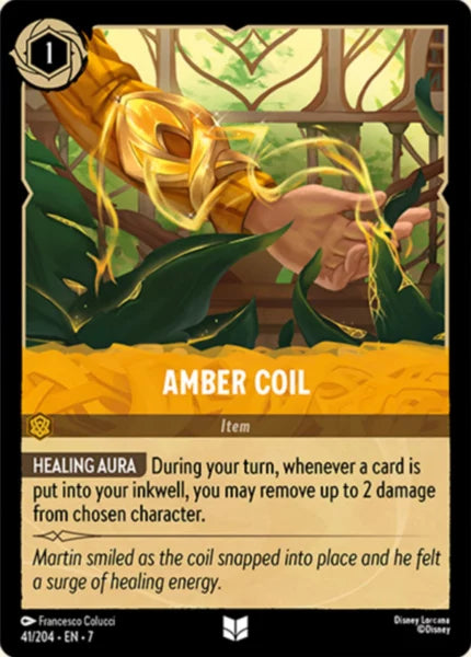 7ARC-041, UC, Amber Coil (Foil)