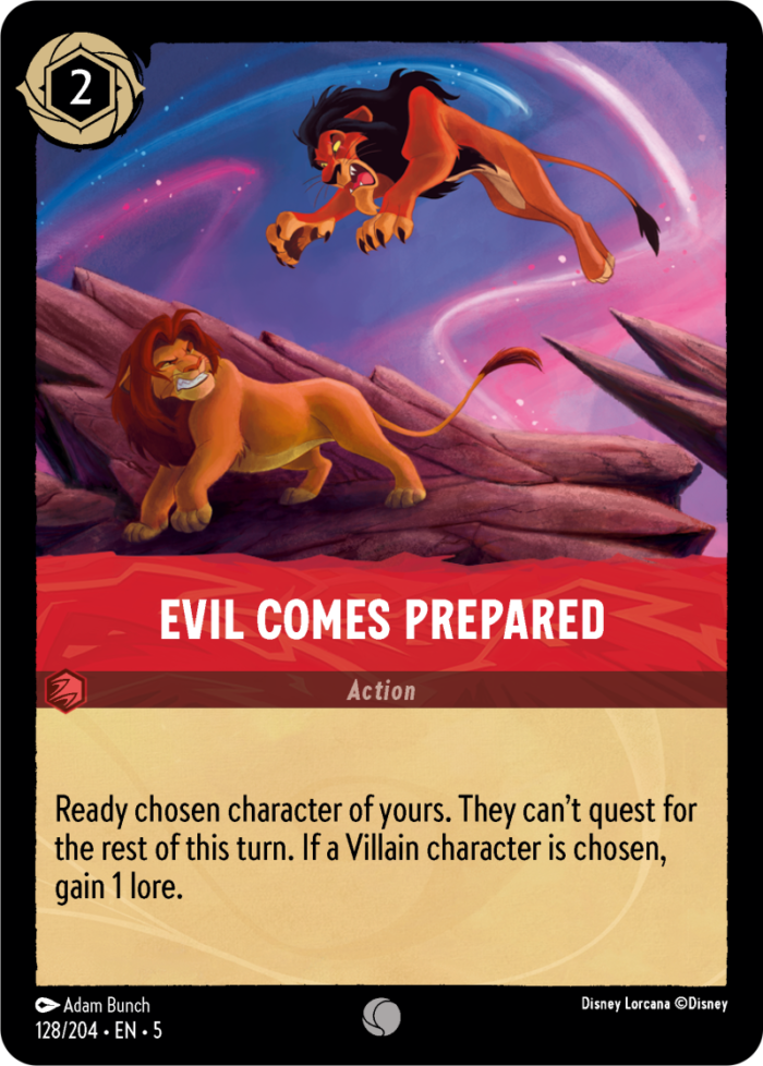 5SSK-128, C, Evil Comes Prepared (Foil)