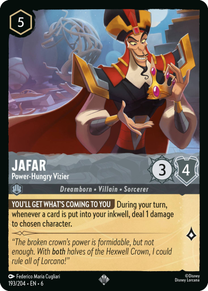6AZS-193, SR, Jafar - Power-Hungry Vizier (Foil)