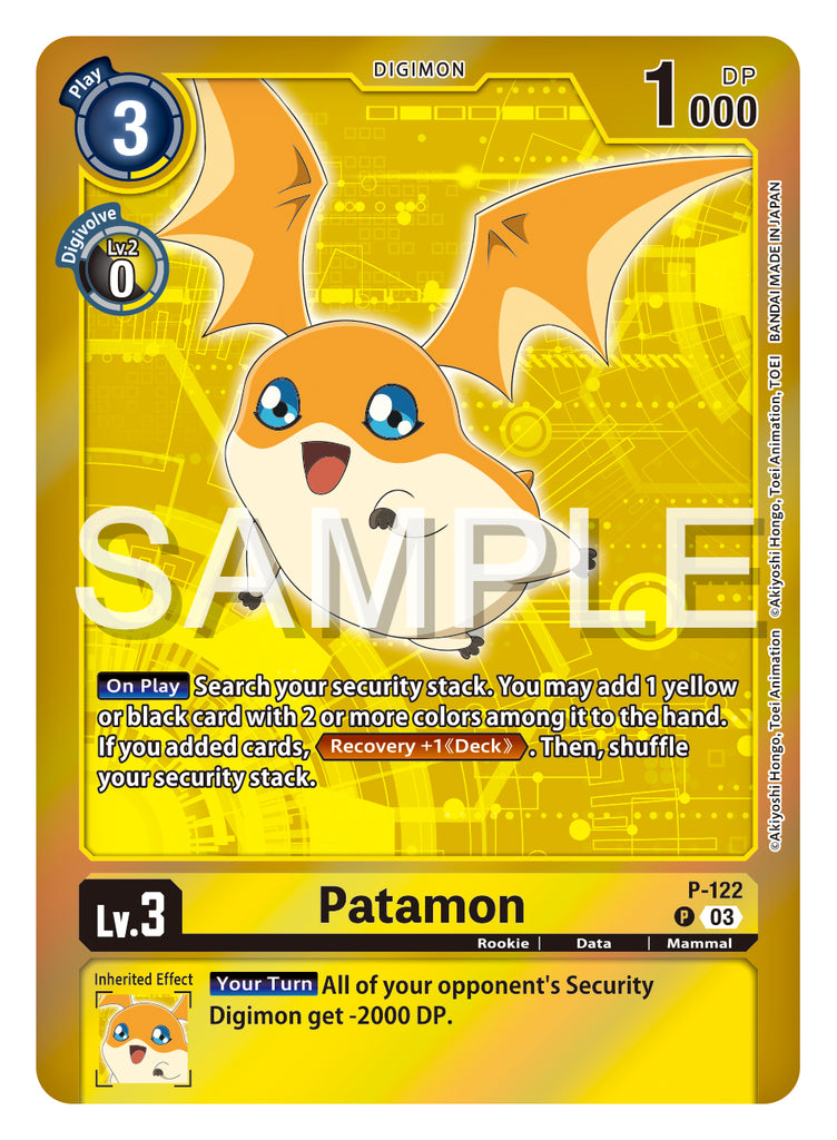 P-122, P, Patamon (AB03 Version)